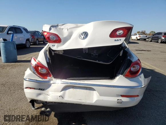 2012 Volkswagen CC Sport PZEV with VIN WVWMP7AN4CE512996, listed as a Copart auction lot 77027114 with 109,527 mi miles and Salvage Title. Bid and sale history available at carsss.com. Image 6.