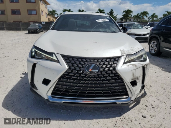 2022 Lexus UX 200 with VIN JTHP3JBH2N2046468, listed as a Copart auction lot 60145295 with 46,107 mi miles and Salvage title. Bid and sale history available at DreamBid. Image 5.