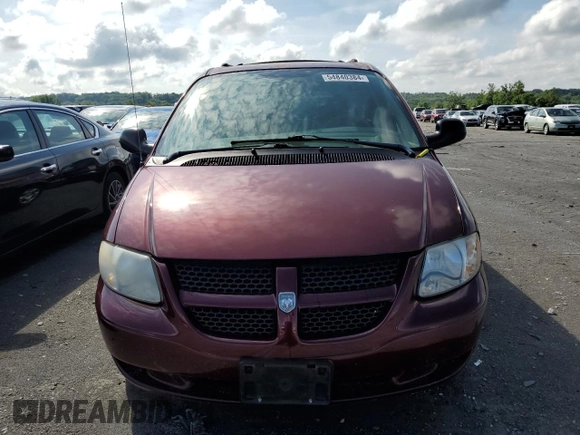 2003 Dodge Caravan SE with VIN 1D4GP24363B157697, listed as a Copart auction lot 45016085 with 124,405 mi miles and Non Repairable. Bid and sale history available at carsss.com. Image 5.