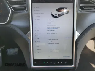 2014 Tesla Model S 60 with VIN 5YJSA1H15EFP53881, listed as a Copart auction lot 45136545 with 111,143 mi miles and Salvage Title. Bid and sale history available at DreamBid. Image 9.