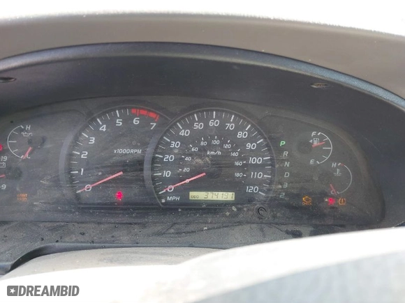 2005 Toyota Tundra SR5 with VIN 5TBET34125S464051, listed as a IAAI auction lot 41551540 with 374,191 mi miles. Bid and sale history available at carsss.com. Image 7.
