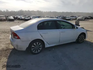 2010 Honda Civic Sdn EX with VIN 19XFA1F81AE009177, listed as a Copart auction lot 46409245 with 186,234 mi miles and Salvage Title. Bid and sale history available at carsss.com. Image 3.