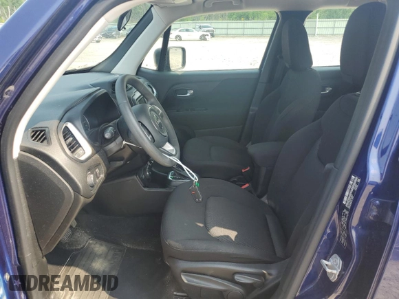 2018 Jeep Renegade Upland with VIN ZACCJBAB2JPJ54207, listed as a Copart auction lot 60516265 with 95,224 mi miles and Salvage title. Bid and sale history available at DreamBid. Image 7.