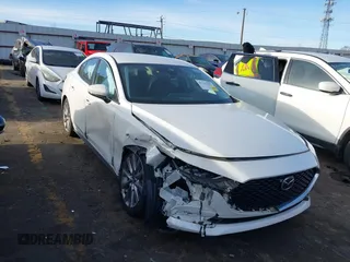 2019 Mazda 3 w/Select Pkg with VIN JM1BPACL6K1108118, listed as a IAAI auction lot 41743267 with 54,947 mi miles. Bid and sale history available at carsss.com. Image 1.