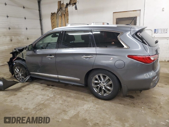 2015 Infiniti QX60 z VIN 5N1AL0MM4FC549146, wystawiony jako Copart lot #54149895 z przebiegiem 136 340 mil mil oraz Szkoda całkowita • Salvage title. Historia ofert i sprzedaży dostępna na DreamBid. Obrazek 2.