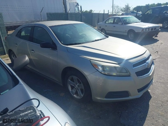 2013 Chevrolet Malibu LS with VIN 1G11B5SA4DF258535, listed as a IAAI auction lot 41994731 with 1 mi miles. Bid and sale history available at carsss.com. Image 1.