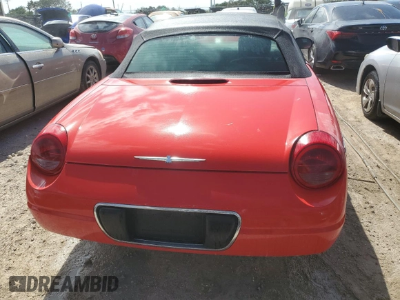 2002 Ford Thunderbird Hardtop Premium with VIN 1FAHP60AX2Y101373, listed as a Copart auction lot 76175484 with Not Provided miles and Non Repairable. Bid and sale history available at DreamBid. Image 6.
