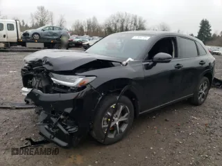 2024 Honda HR-V EX-L z VIN 3CZRZ2H79RM755906, wystawiony jako Copart lot #87858725 z przebiegiem 12 183 mil mil oraz Szkoda całkowita • Salvage title. Historia ofert i sprzedaży dostępna na DreamBid. Obrazek 1.