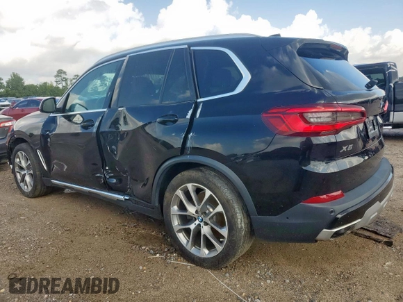 2019 BMW X5 xDrive40i with VIN 5UXCR6C54KLL35873, listed as a Copart auction lot 64989745 with 129,538 mi miles and Salvage title. Bid and sale history available at DreamBid. Image 2.