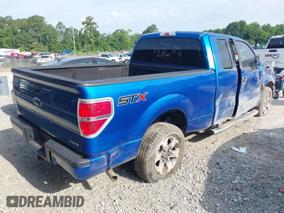 2014 Ford F-150 XL with VIN 1FTEX1CM0EKG29100, listed as a IAAI auction lot 42334851 with 129,545 mi miles and . Bid and sale history available at DreamBid. Image 4.