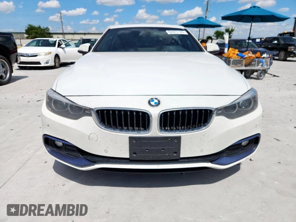 2018 BMW 4 Series 430i xDrive with VIN WBA4J3C57JBG91654, listed as a Copart auction lot 62877135 with 155,583 mi miles and Clean title. Bid and sale history available at DreamBid. Image 5.