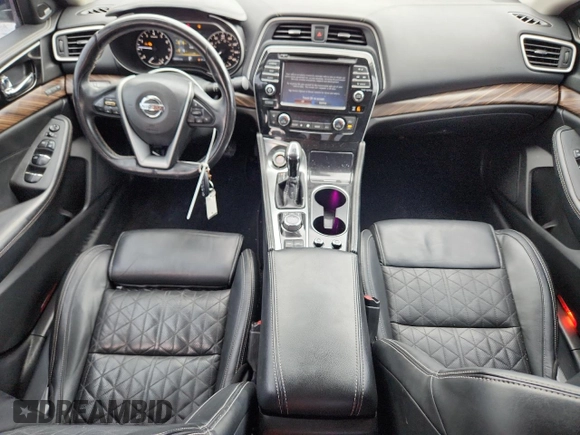 2017 Nissan Maxima SR with VIN 1N4AA6AP3HC363716, listed as a Copart auction lot 58926125 with 74,835 mi miles and Salvage title. Bid and sale history available at DreamBid. Image 8.