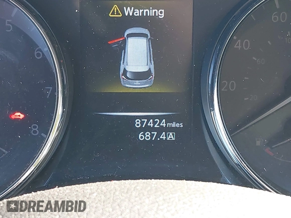 2016 Nissan Rogue SV with VIN 5N1AT2MT9GC899988, listed as a IAAI auction lot 41064018 with 87,424 mi miles. Bid and sale history available at carsss.com. Image 15.