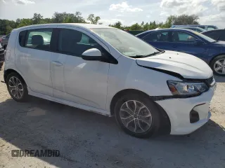 2019 Chevrolet Sonic LT with VIN 1G1JD6SB0K4118144, listed as a Copart auction lot 52004845 with 43,310 mi miles and Non repairable. Bid and sale history available at DreamBid. Image 4.