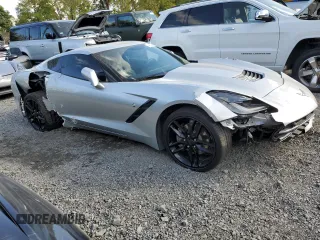2016 Chevrolet Corvette 2LT with VIN 1G1YC2D74G5125988, listed as a Copart auction lot 74536924 with 19,049 mi miles and Salvage Title. Bid and sale history available at carsss.com. Image 4.