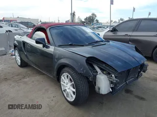 2001 Toyota MR2 with VIN JTDFR320710035330, listed as a IAAI auction lot 41238516 with 160,405 mi miles and . Bid and sale history available at DreamBid. Image 1.