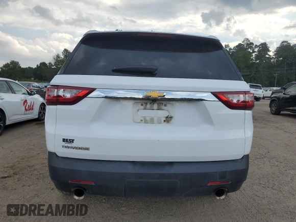 2020 Chevrolet Traverse LS with VIN 1GNERFKW2LJ276170, listed as a Copart auction lot 72087614 with 162,494 mi miles and Salvage Title. Bid and sale history available at carsss.com. Image 6.