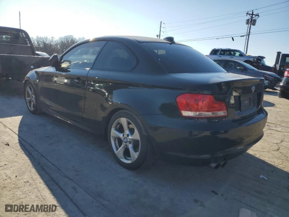 2012 BMW 1 Series 128i with VIN WBAUP7C55CVP24011, listed as a Copart auction lot 41332505 with 132,879 mi miles and Salvage Title. Bid and sale history available at carsss.com. Image 2.