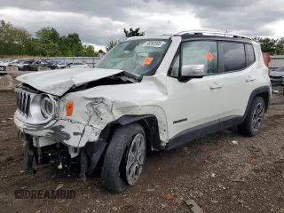 2015 Jeep Renegade Limited with VIN ZACCJADT0FPB57319, listed as a Copart auction lot 58262505 with Not provided miles and Salvage title. Bid and sale history available at DreamBid. Image 1.