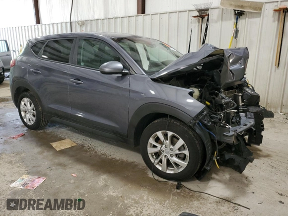 2019 Hyundai Tucson SE with VIN KM8J2CA43KU992708, listed as a Copart auction lot 57104054 with 0 mi miles and Non Repairable. Bid and sale history available at carsss.com. Image 4.