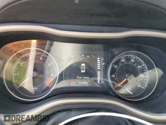 2015 Jeep Cherokee Sport with VIN 1C4PJLAB6FW536373, listed as a Copart auction lot 63693805 with 124,439 mi miles and Clean title. Bid and sale history available at DreamBid. Image 9.