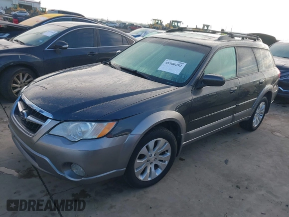 2009 Subaru Outback Ltd with VIN 4S4BP66C497321371, listed as a IAAI auction lot 42150110 with 150,459 mi miles. Bid and sale history available at carsss.com. Image 2.