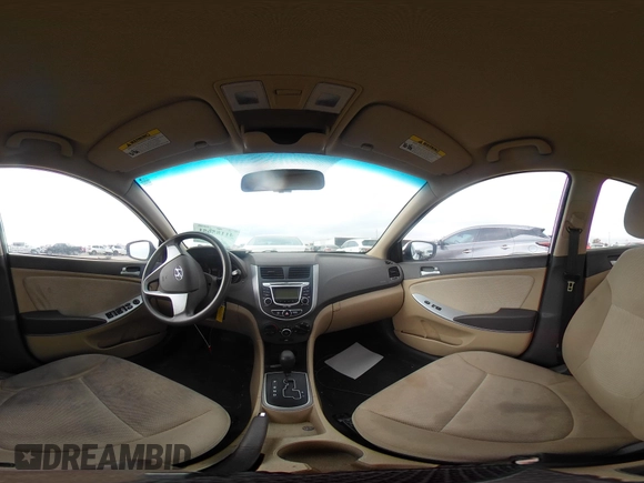 2013 Hyundai Accent GLS with VIN KMHCT4AE3DU325550, listed as a IAAI auction lot 41185651 with 128,791 mi miles and . Bid and sale history available at DreamBid. Image 18.
