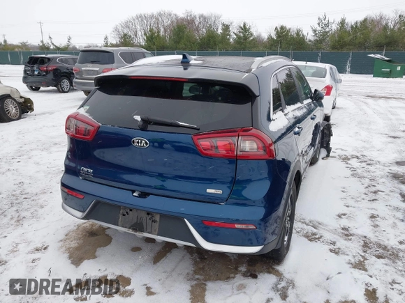 2019 Kia Niro LX with VIN KNDCB3LC5K5216561, listed as a IAAI auction lot 41004309 with 121,617 mi miles and . Bid and sale history available at DreamBid. Image 4.