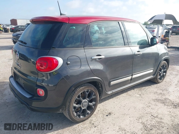 2017 FIAT 500L Trekking with VIN ZFBCFADH6HZ040109, listed as a IAAI auction lot 42770787 with 93,362 mi miles and . Bid and sale history available at DreamBid. Image 4.