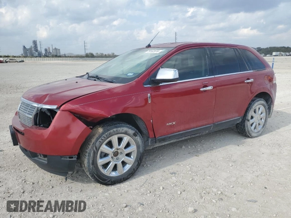 2009 Lincoln MKX with VIN 2LMDU68C69BJ07282, listed as a Copart auction lot 79162874 with 154,311 mi miles and Salvage Title. Bid and sale history available at DreamBid. Image 1.