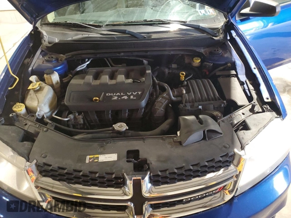 2014 Dodge Avenger SE with VIN 1C3CDZAB8EN126367, listed as a Copart auction lot 57153165 with 147,539 mi miles and Clean title. Bid and sale history available at DreamBid. Image 11.