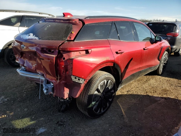 2024 Chevrolet Blazer EV eAWD RS with VIN 3GNKDCRJXRS134411, listed as a Copart auction lot 87714135 with 31,493 mi miles and Salvage Title. Bid and sale history available at carsss.com. Image 3.