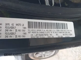 2008 Jeep Patriot Sport z VIN 1J8FF28W98D798783, wystawiony jako IAAI lot #42289785 z przebiegiem 116 453 mil mil oraz . Historia ofert i sprzedaży dostępna na DreamBid. Obrazek 9.