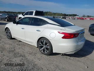 2017 Nissan Maxima SR with VIN 1N4AA6AP6HC377478, listed as a IAAI auction lot 41905217 with 121,071 mi miles and . Bid and sale history available at DreamBid. Image 3.