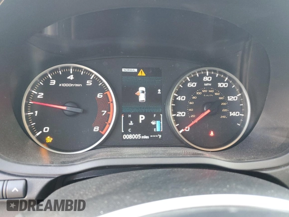 2024 Mitsubishi Eclipse Cross LE with VIN JA4ATVAA6RZ060805, listed as a Copart auction lot 46614095 with 8,005 mi miles and Salvage title. Bid and sale history available at DreamBid. Image 9.