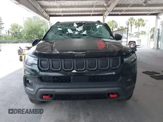 2022 Jeep Compass Trailhawk with VIN 3C4NJDDB5NT164201, listed as a IAAI auction lot 42214973 with 92,668 mi miles and . Bid and sale history available at DreamBid. Image 12.