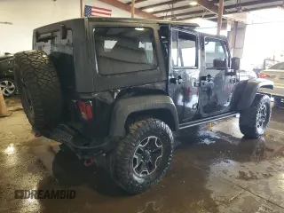 2014 Jeep Wrangler Unlimited Rubicon X with VIN 1C4HJWFG6EL191369, listed as a Copart auction lot 55748165 with 151,522 mi miles and Salvage title. Bid and sale history available at DreamBid. Image 3.