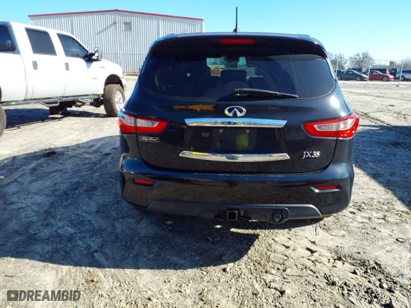 2013 Infiniti JX35 with VIN 5N1AL0MNXDC322307, listed as a IAAI auction lot 41485601 with 196439 miles. Bid and sale history available at carsss.com. Image 16.