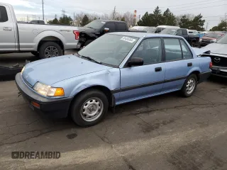 1989 Honda Civic z VIN 1HGED364XKA043135, wystawiony jako Copart lot #86406364 z przebiegiem 83 120 mil mil oraz Czysty tytuł • Clean title. Historia ofert i sprzedaży dostępna na DreamBid. Obrazek 1.