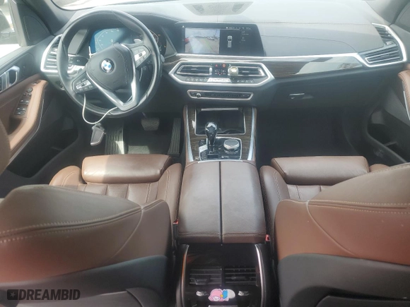 2021 BMW X5 sDrive40i with VIN 5UXCR4C01M9G22129, listed as a Copart auction lot 53636665 with 93,231 mi miles and Clean Title. Bid and sale history available at carsss.com. Image 8.