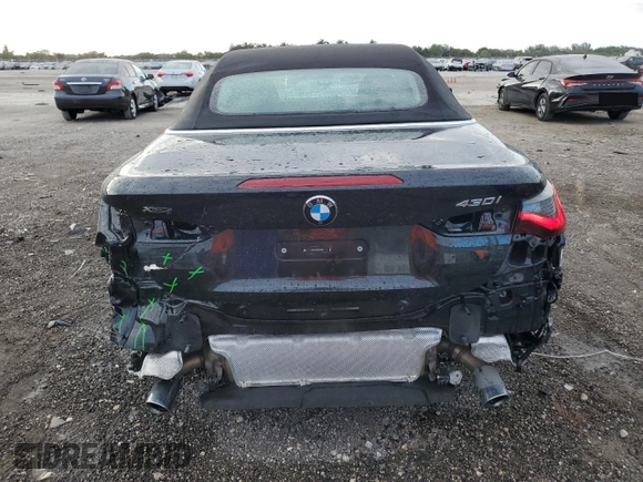 2024 BMW 4 Series 430i xDrive with VIN WBA43AT06RCR39091, listed as a Copart auction lot 85021434 with 23,956 mi miles and Clean Title. Bid and sale history available at carsss.com. Image 6.