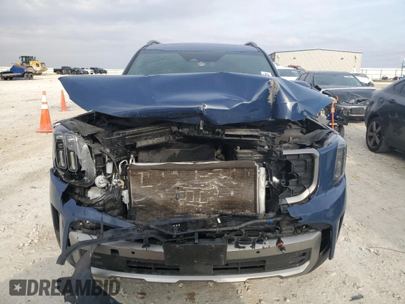 2023 Kia Telluride SX Prestige X-Pro with VIN 5XYP5DGC6PG394325, listed as a Copart auction lot 45753175 with 23,376 mi miles and Salvage title. Bid and sale history available at DreamBid. Image 5.