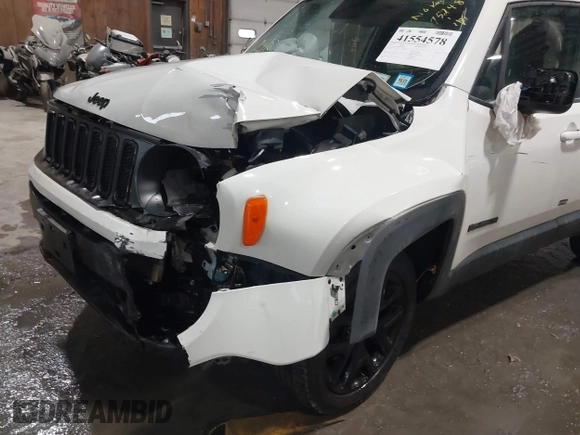 2017 Jeep Renegade Latitude with VIN ZACCJBBB9HPG18671, listed as a IAAI auction lot 41554578 with 75,248 mi miles. Bid and sale history available at carsss.com. Image 6.