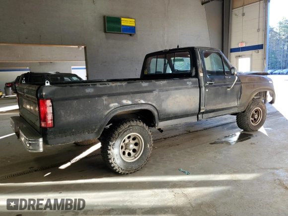 1986 Ford F-150 with VIN 1FTEF14N1GNB28177, listed as a Copart auction lot 86916464 with 53,181 mi miles and Salvage Title. Bid and sale history available at carsss.com. Image 3.
