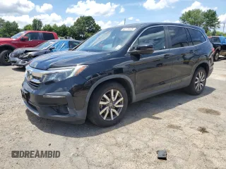2020 Honda Pilot EX-L z VIN 5FNYF5H57LB025174, wystawiony jako Copart lot #62779325 z przebiegiem 69 541 mil mil oraz Szkoda całkowita • Salvage title. Historia ofert i sprzedaży dostępna na DreamBid. Obrazek 1.