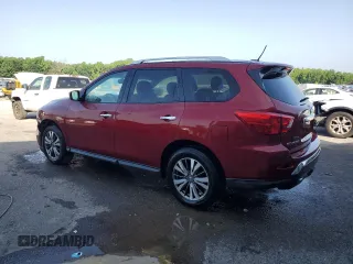 2018 Nissan Pathfinder SL with VIN 5N1DR2MM9JC668472, listed as a Copart auction lot 61376505 with 127,250 mi miles and Salvage title. Bid and sale history available at DreamBid. Image 2.