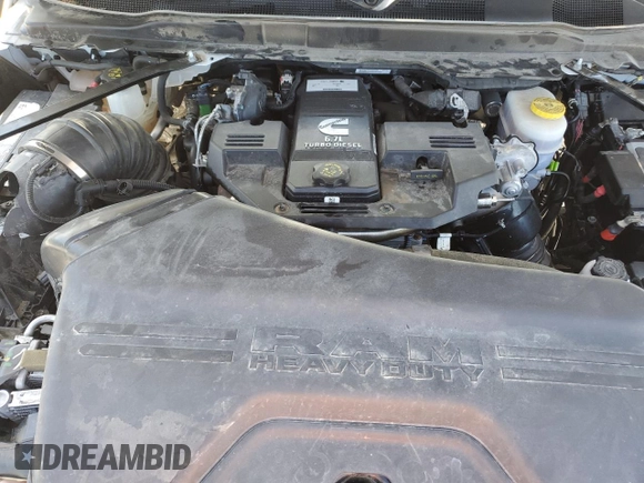 2023 Ram 2500 Laramie with VIN 3C6UR5FL2PG514919, listed as a Copart auction lot 59411155 with 23,679 mi miles and Salvage title. Bid and sale history available at DreamBid. Image 11.