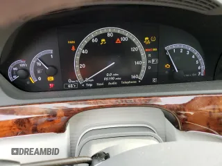 2010 Mercedes-Benz S 400 with VIN WDDNG9FB5AA303095, listed as a Copart auction lot 45981545 with 95,190 mi miles and Clean Title. Bid and sale history available at DreamBid. Image 9.
