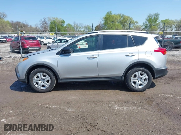 2014 Toyota RAV4 LE with VIN JTMBFREV7ED050667, listed as a IAAI auction lot 42082759 with 270,927 mi miles and . Bid and sale history available at DreamBid. Image 14.