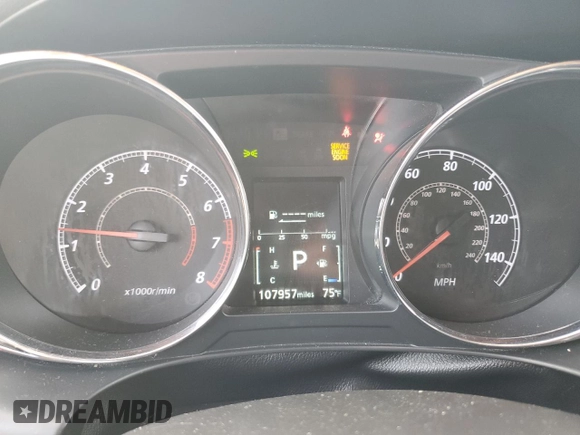 2020 Mitsubishi Outlander SE with VIN JA4AP4AU4LU026228, listed as a Copart auction lot 58708445 with 107,957 mi miles and Salvage title. Bid and sale history available at DreamBid. Image 9.